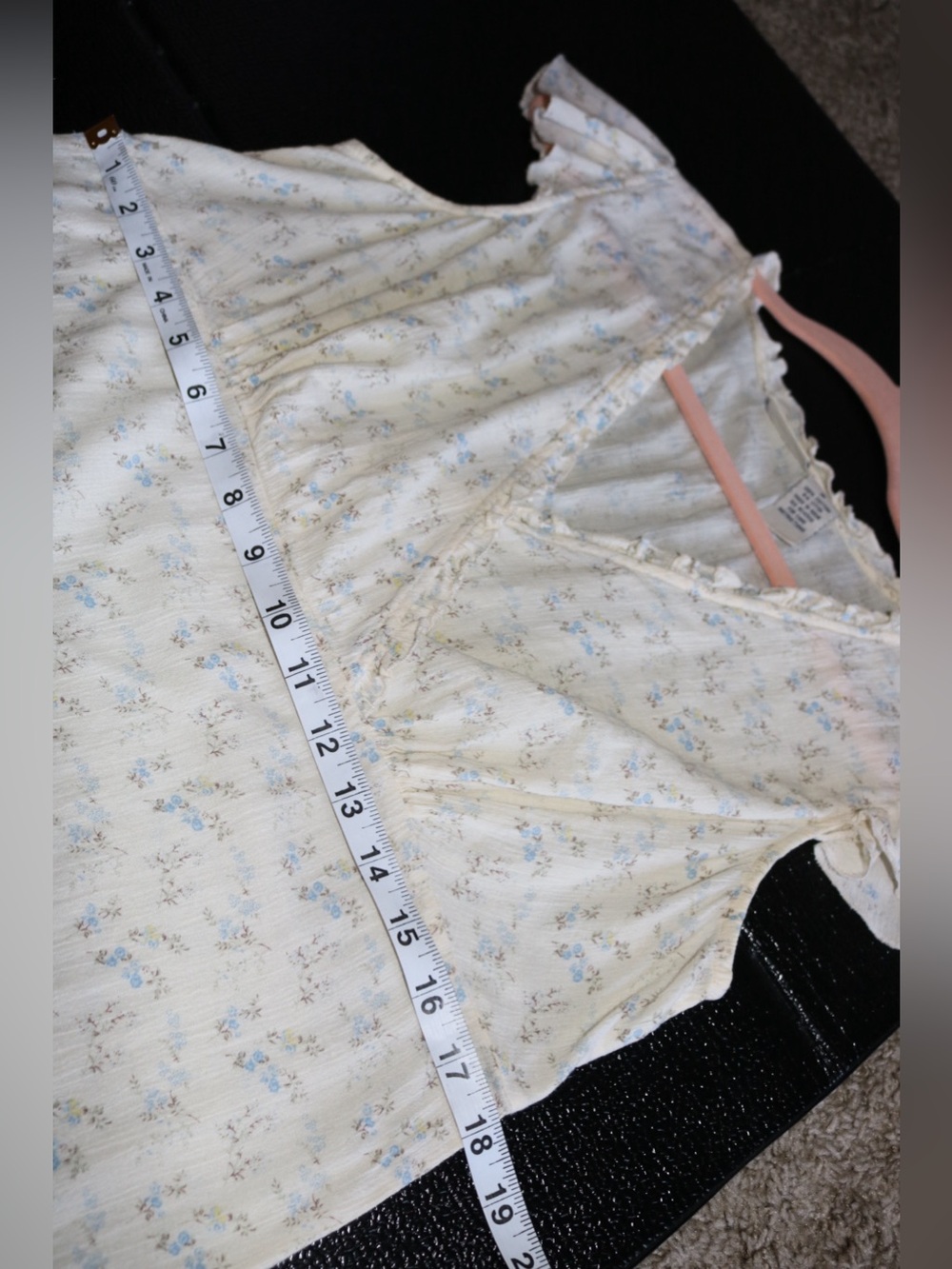 Cherokee Vintage Floral Cotton Dress Medium Cottagecore Prairie Fairy - Picture 9 of 10